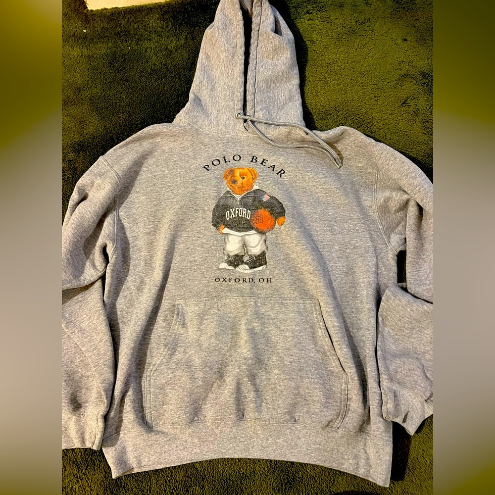 Polo Bear - Large - Green Beer Day Oxford - Hoodie
